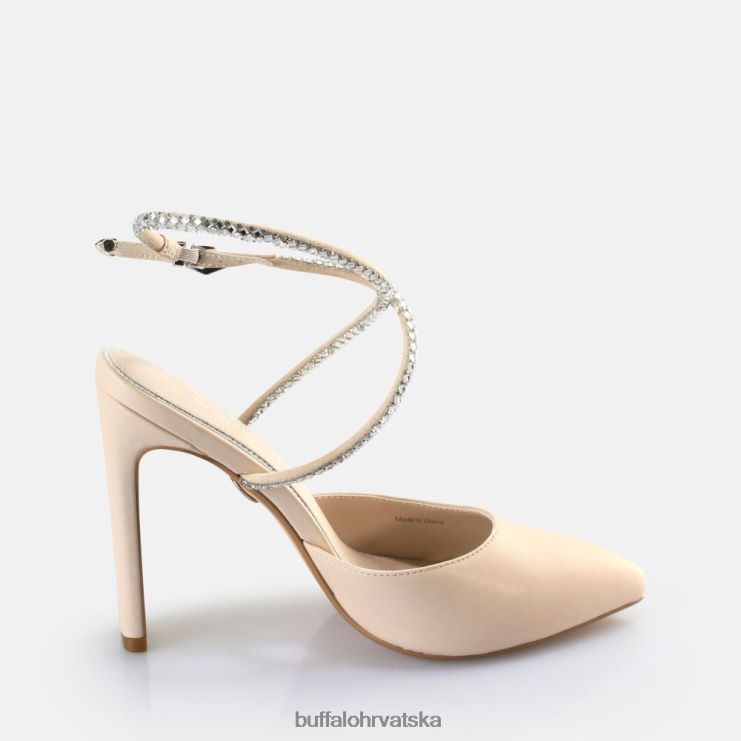 krema Buffalo veganske sandale na petu jolie queen |sandale TDD6T329
